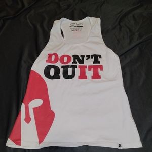 Women's don't quit tank top